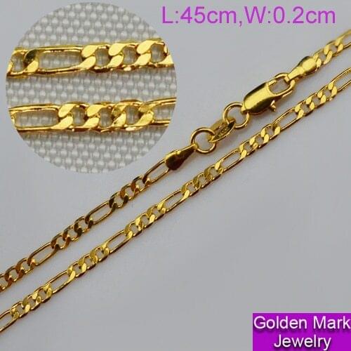 Anniyo Wholesale Necklaces for Women/Men Gold Color & Copper Chain,Wedding Jewelry