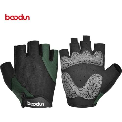 BOODUN Summer Men Women Cycling Gloves Half Finger Gym MTB Hand Gloves GEL Breathable Pad Road Mountain Bike Bicycle Glove