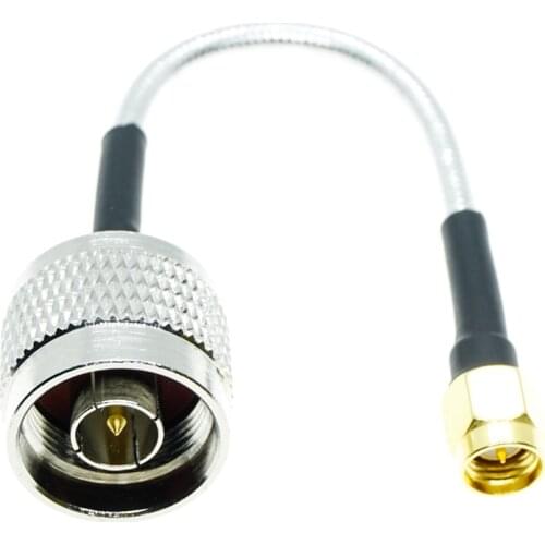SMA Male to N Type Male Plug connector RG402 RG-402 Semi Flexible Coaxial Cable 0.141" 50ohm