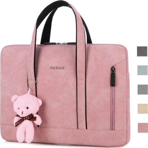 2020 Newest Brand aigreen PU Laptop Bag 13",14",15",15.6 inch, Lady Handbag Case For MacBook Air Pro, Free Drop Shipping