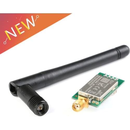 1 pc Long Range E01-ML01DP5 Ebyte 20dBm 2100m SPI NRF24L01+PA+LNA 2.4GHz RF Wireless Transceiver Module Antenna with Shield
