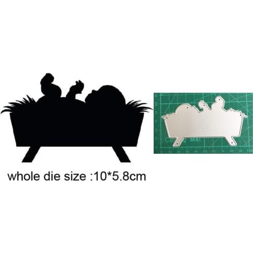 Craft dies Nativity Jesus Born Metal Cutting Dies Stencils For DIY Scrapbooking dies Paper/photo Card Embossing Die Cut New 2020
