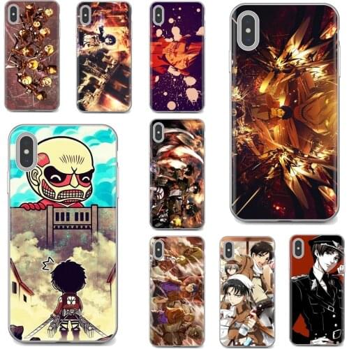 For Xiaomi Mi A1 A2 A3 5X 6X 8 9 9T 10 10T 11 Lite SE Pro Silicone Phone Skin Case Attack on Titan Eren Jaeger