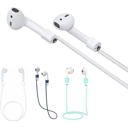 Silicone Neckband Anti-lose Cable Lanyard for AirPods Bluetooth Earphones
