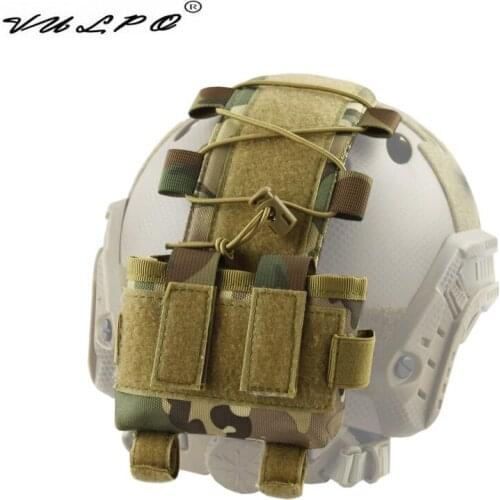 VULPO Airsoft Tactical Helmet MK2 Battery Pouch Battery Pack Helmet Counterweight Pack Helmet Accessories