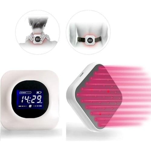 808nm Infrared Laser Pain Relief Device Wound Healing Low Level 650nm LLLT Cold Laser Therapy Pad Physiotherapy Equipment