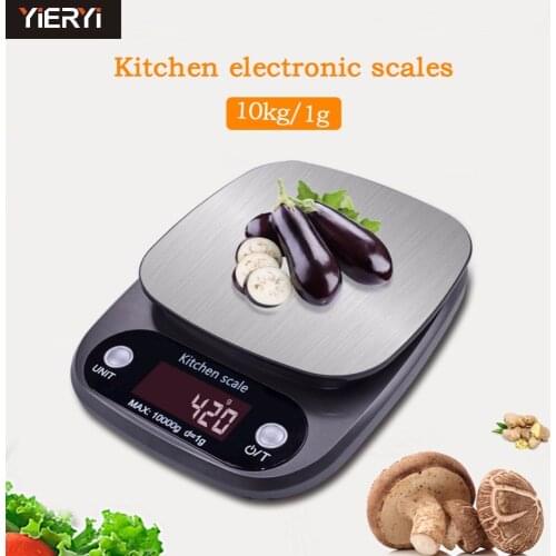Yieryi new 10kg/g LCD Digital Pocket Scales Kitchen Scale Electronic Cooking Food Balance Weight Scale
