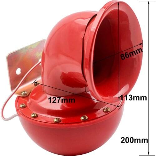 12V 200DB Super-loud Trumpet Air Bull Cow Horn For Truck Car Auto Train Hot Sale