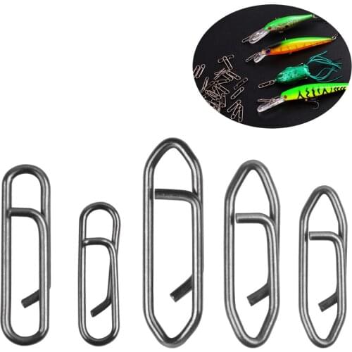 400Pcs Fishing Safety Snaps Clip Terminal Tackle 26LB-121LB Powerful Fast Quick Change Lead Link Clips Carp Rig Accessories