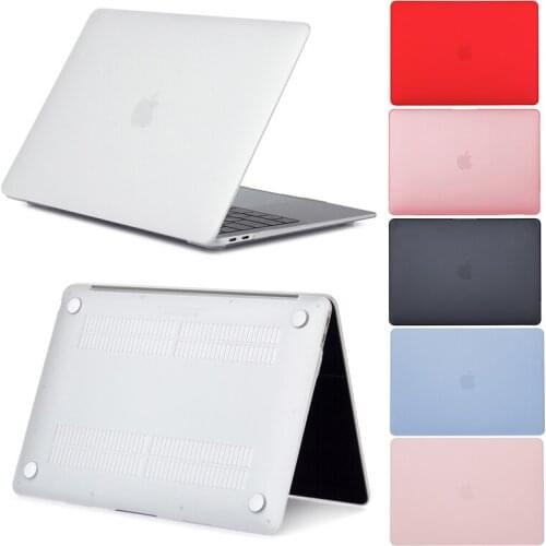 For Macbook New Air Pro 13 Case 2020 A2179 A2289 A2251 Cover for Retina Pro 11 12 13 15 16 inch Laptops Case Matte Touch Bar ID