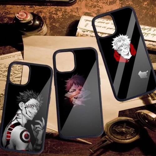 Jujutsu Kaisen Phone Case PC for iPhone 11 12 pro XS MAX 8 7 6 6S Plus X 5S SE 2020 XR