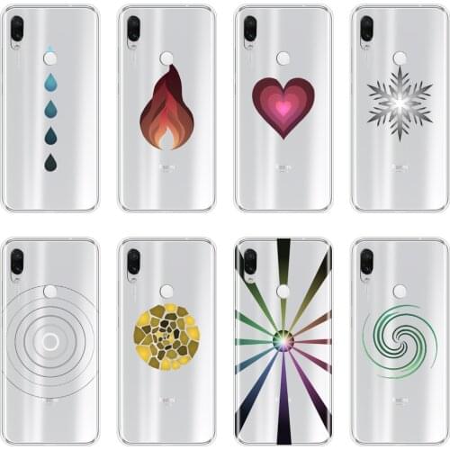 Case For Xiaomi Redmi K20 PRO GO 7 7A Y2 Y3 Heart Flame Art Aesthetic Drip Cover For Xiaomi Redmi Note 7S 7 PRO Phone Cases