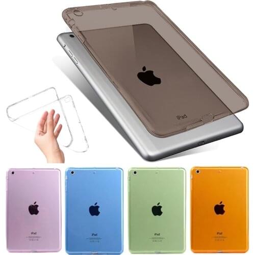 TPU Color Silicon Transparent Cover For Apple iPad Pro 11 2021 Mini 5 Air 4 3 2 1 10.9 9.7 inch For iPad Pro 10.5 10.2 7th 8th