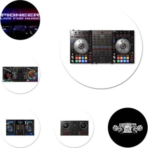 Ddj dj music Icons Pins Badge Decoration Brooches Metal Badges For Clothes Backpack Decoration 58mm