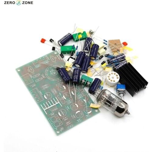 DIY 6N3 Tube Buffer Preamplifier Kit HIFI Vacuum Tube Preamp Kit Free ship