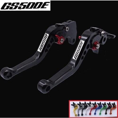 For Suzuki GS500 GS500E GS500 E 1995-1999 Black CNC 2 finger Short Motorcycle Brake Clutch Levers