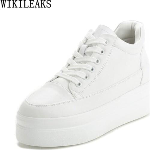 Leather Casual Shoes Wedges Shoes for Women 2021 Fashion Women Platforms Barefoot Shoes Women Zapatos De Mujer Zapatos Chaussure