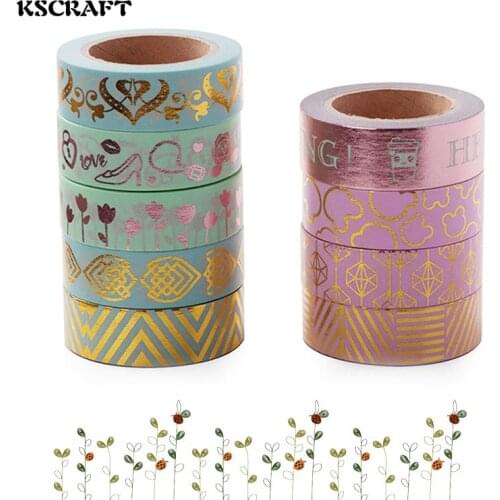KSCRAFT 15mm*10m Adhesive Tape for Scrapbooking DIY Craft Sticky Deco Masking Japanese Paper Washi Tape Pineapple