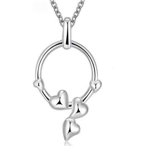 925 Sterling Silver Sparkling Dance Heart Cupid Arrow CZ Pingente Charms Pendant Necklace Women Girls Friend Jewelry Bijoux Gift