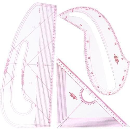LMDZ Fashion Design Pattern Tools Sewing French Curve Ruler Drawing Line Measure Sewing Tailor Rulers Clothing Garment Rulers