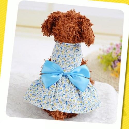 Cute Dog Clothes For Pomeranians Lovely Floral Pet Dress Princess Dress Floral Dress Luxury Wedding Dress Puppy