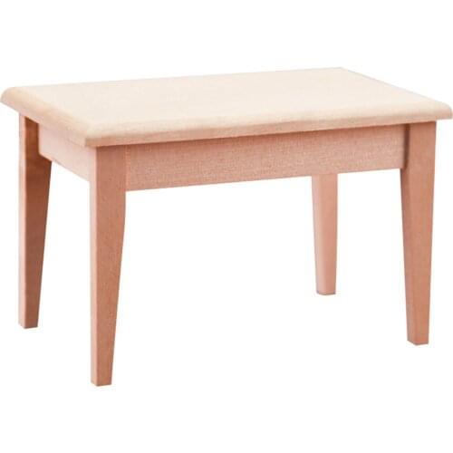 1/12 Scale Mini Desk Rectangular Dollhouse Miniatures Furniture Decor Accs