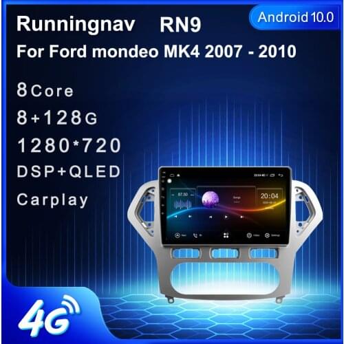 Runningnav For Ford mondeo MK4 2007 - 2010 Android Car Radio Multimedia Video Player Navigation GPS
