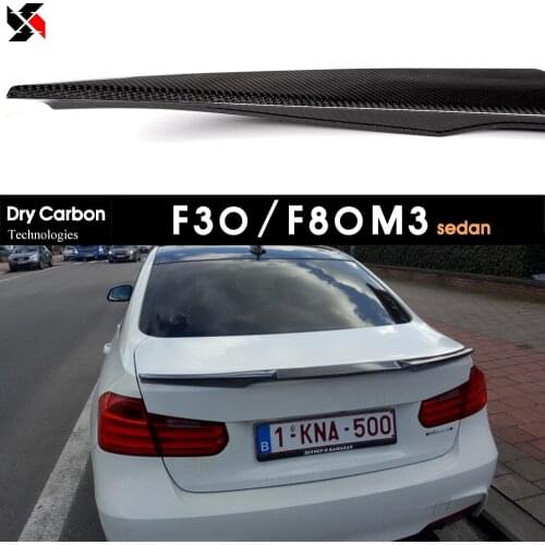 Dry Carbon Fiber Spoiler for BMW F30 3 Series 4D 2012 - 2018 F80 M3 2015 - 2018