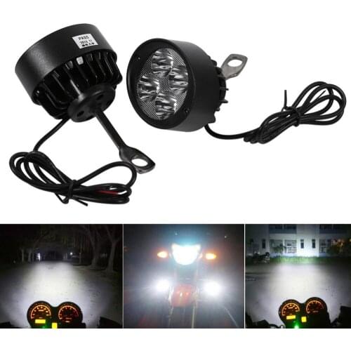 2PCS 12V electric car LED hanging light motorcycle headlight free light external spotlight