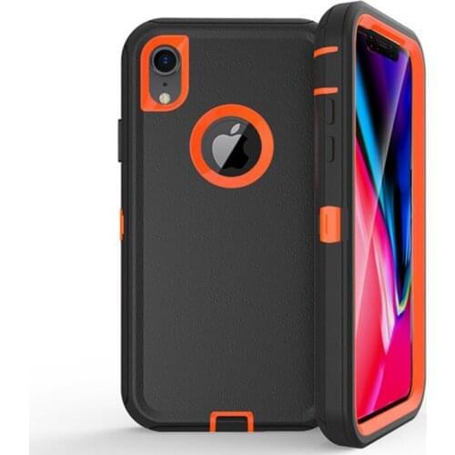 50pcs TPU+PC Shockproof Armor Back Cover Cell Phone Case For iphone X Xs Max Xr 6 7 8 11 11 Pro 12 Pro Max Mini Back Cover