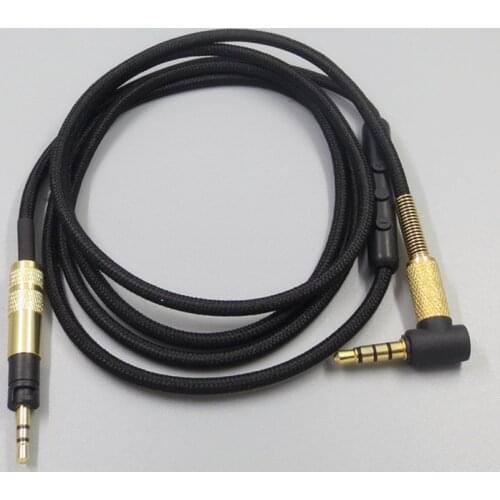 For Sennheiser HD4.30 HD4.40BT HD4.50BTNC Headphones with Mic Replacement Audio Extension Cable