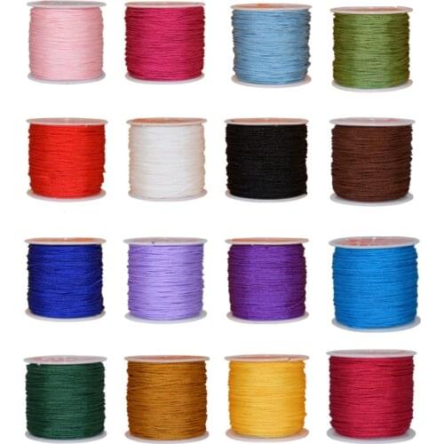 0.8MM Stretchy 1Roll 45M/Roll Cord Crystal String Beading Bracelet Wire Elastic Rope Colorful For Jewelry Findings Making