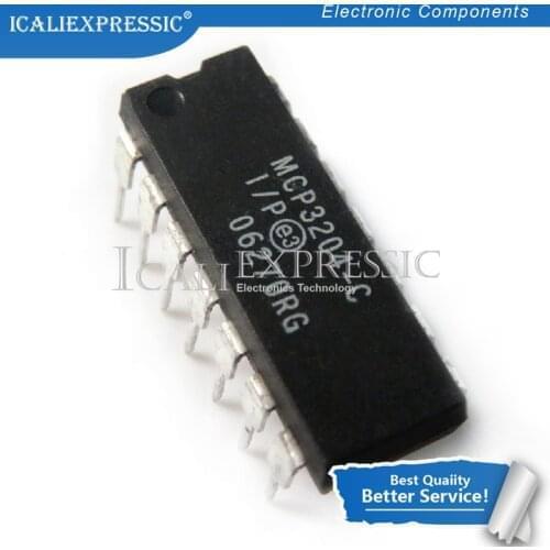 1PCS MCP3204-CI/P MCP3204-CI MCP3204-C MCP3204 DIP-14 In Stock