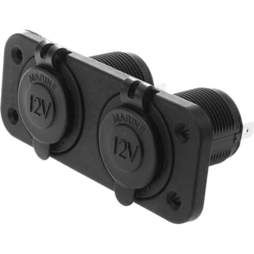 Car Auto Engine 2 Trade cigarette lighter socket adapter 12V / 24V Waterproof