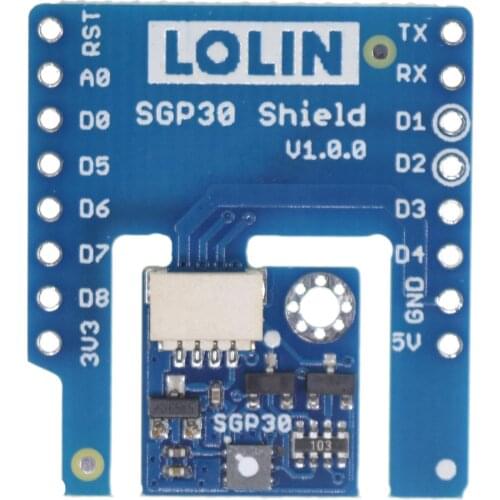 SGP30 Shield V1.0.0 AIR QUALITY SENSOR TVOC ECO2 for LOLIN D1 mini D32