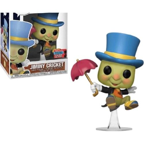 NEWest POP Anime Action Figures 980# Jiminy Cricket Vinyl Model Collection Toys For Children Gifts