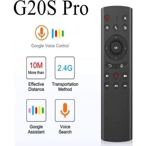 G20S G20S Pro G20S BT Gyro Voice Remote Control IR Learning 2.4G Wireless Fly Air Mouse for X96 Mini H96 MAX Android TV Box