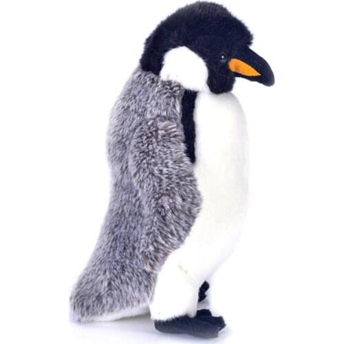 24cm Simulation Lovely Cartoon Animal Penguin Stuffed Animal Plush Table Decor Sofa Cushion Educational Toy Kids Gift