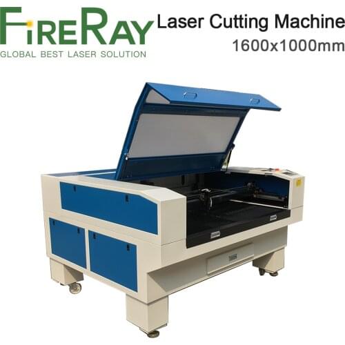 FireRay Co2 Laser Engraver Machine 1610 80W 100W Laser Tube RDC6445G Controller for Co2 Laser Cutting Machine DSP System Cutting