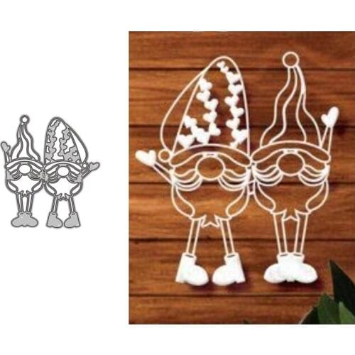 Metal Cutting Dies 2 Dolls for Scrapbooking DIY Crafts Stencil Card Make Album Decorative New 2021
