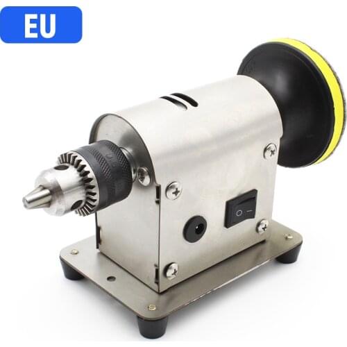 Multifunctional Jewelry Rock Mill Polishing Machine Jewelry Grinder Buffer Benchtop Polisher with 20pc Sandpaper