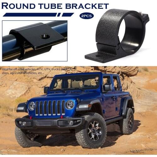 Road Light Mounting Bracket 3 inch Off Kit Horizontal Bar Clamp Holder Pack 2 Easily Installation Personal Car Elements