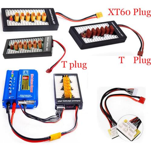 Multi 2S-6S Lipo Parallel Balanced Charging Board XT30 XT60 T Plug For RC Battery Charger B6AC A6 720i Lithium