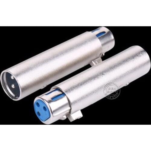 Female To Male Adapter Microphone Cable Line Adapter Plug Coupler Nickel Plated Audio Microphone DJ Gender Changer