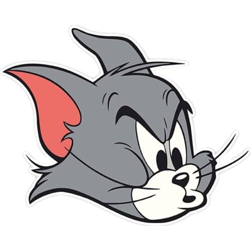 S41155# Various Sizes Funny Self-adhesive Decal Cat Car Sticker Waterproof Auto Decors on Bumper Rear Window