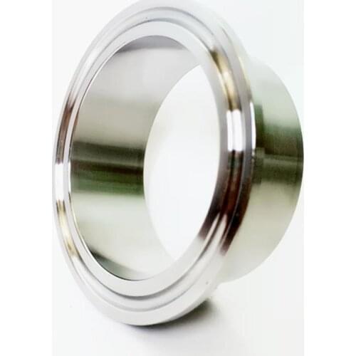 38mm 1-1/2" Pipe OD Butt Weld x1.5" Tri Clamp SUS 304 Stainless Steel Sanitary Fitting Coupling Home Brewing Beer Wine