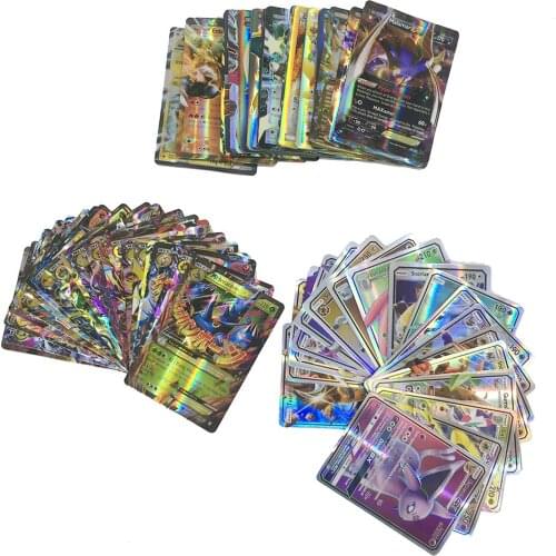 Takara Tomy Pokemon 200PCS GX MEGA Trainer Flash Card Sword Shield Sun Moon Card Collectible Gift Children Toy