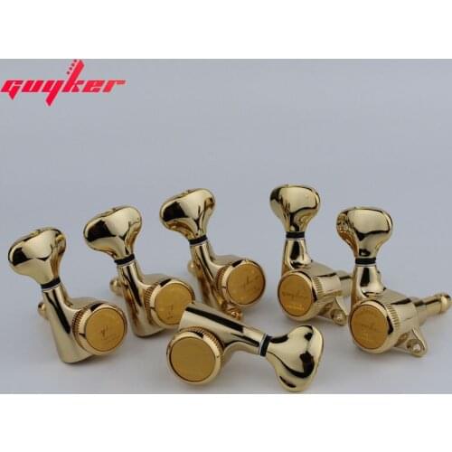 GUYKER Gold Lock String Tuners Electric Guitar Machine Heads Tuners