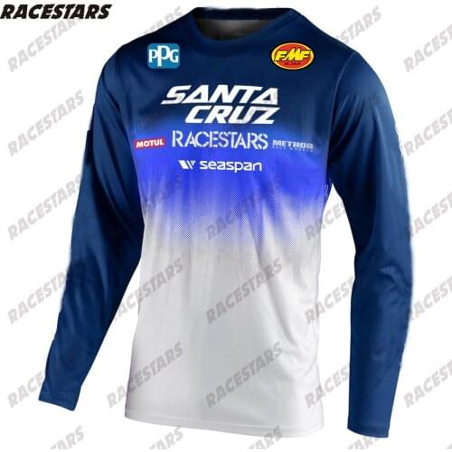 SANTA CRUZ 2020 Enduro Bike Jerseys Motocross Racing Jersey Downhill Mountain DH Long Sleeve Cycling Clothes MTB MX BMX T-shirt