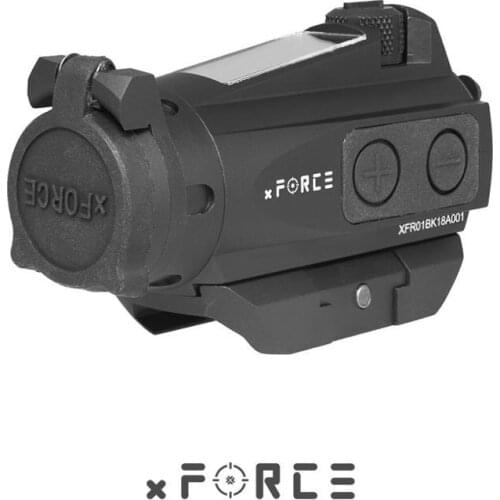 XFORCE XTSP Solar Red Dot Sight with Low Mount & Killflash / Kill Flash buy one get one free offset rail mount(Black)